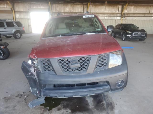 5N1AR18U87C629453 - 2007 NISSAN PATHFINDER LE Կարմիր լուսանկար 5