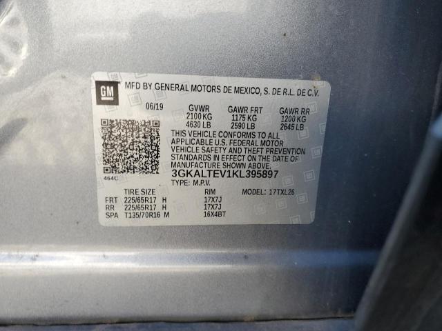 3GKALTEV1KL395897 - 2019 GMC TERRAIN SLE Boz foto 13