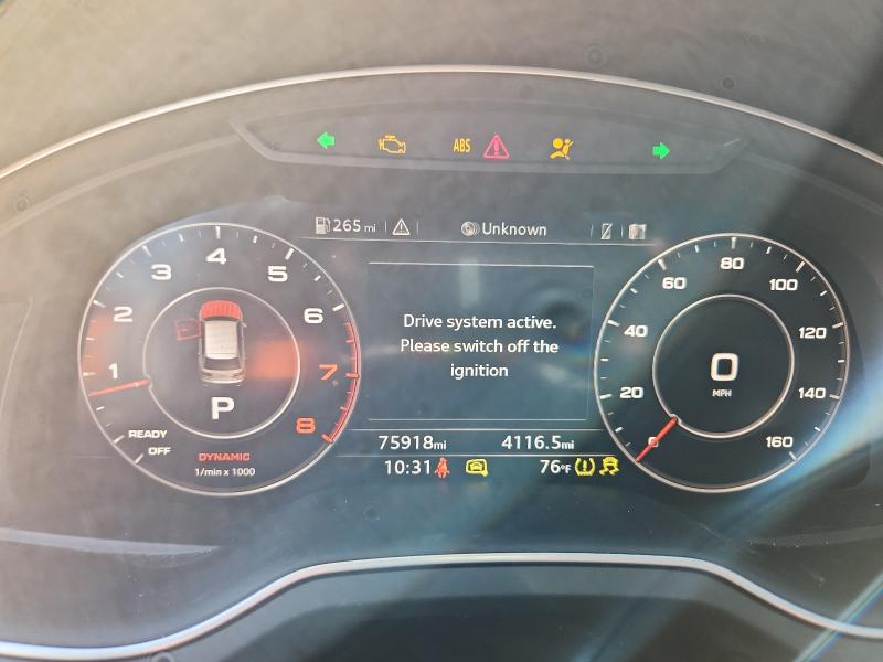 WA1VAAF71JD021943 - 2018 AUDI Q7 PRESTIGE Білий фото 9