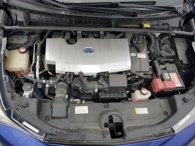 JTDKARFU9G3505709 - 2016 TOYOTA PRIUS BLUE photo 11
