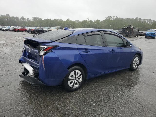 JTDKARFU9G3505709 - 2016 TOYOTA PRIUS BLUE photo 3