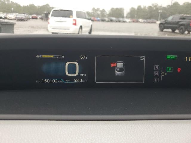 JTDKARFU9G3505709 - 2016 TOYOTA PRIUS BLUE photo 9