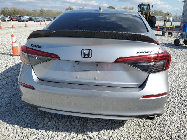 2HGFE2F58NH559892 - 2022 HONDA CIVIC SPORT SILVER photo 6