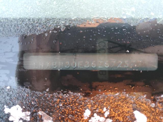 1NXBR30E36Z672577 - 2006 TOYOTA COROLLA CE 银色 照片 12