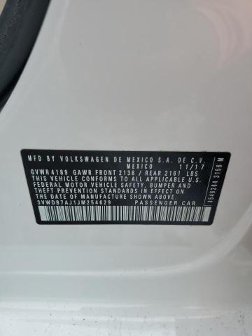 3VWDB7AJ1JM254629 - 2018 VOLKSWAGEN JETTA SE WHITE photo 13