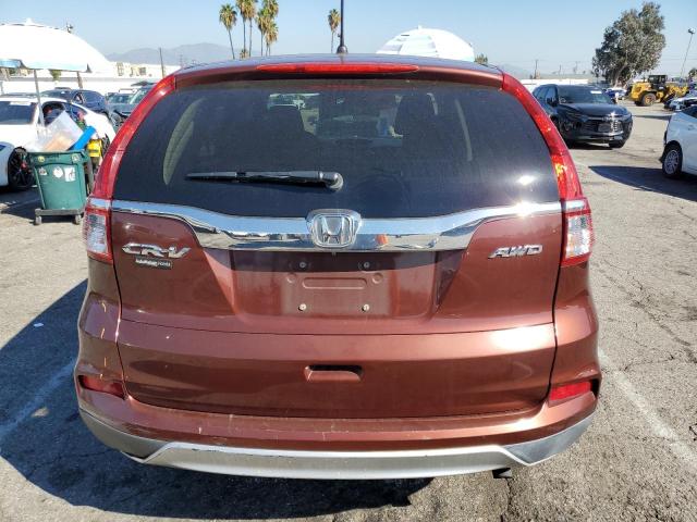 2HKRM4H50GH617270 - 2016 HONDA CR-V EX MAROON photo 6
