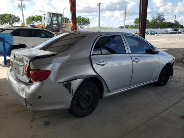 2T1BU4EE9AC422462 - 2010 TOYOTA COROLLA BASE Gümüş fotoğraf 3