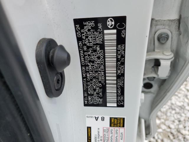 JTDBCMFE8RJ029053 - 2024 TOYOTA COROLLA LE 白色 照片 13