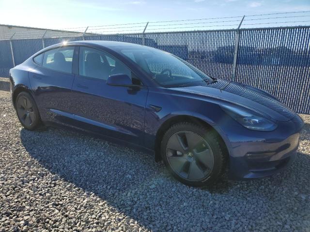 5YJ3E1EBXNF324208 - 2022 TESLA MODEL 3 BLUE photo 4