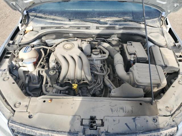 3VW2K7AJ0DM446815 - 2013 VOLKSWAGEN JETTA BASE ვერცხლისფერი ფოტო 11