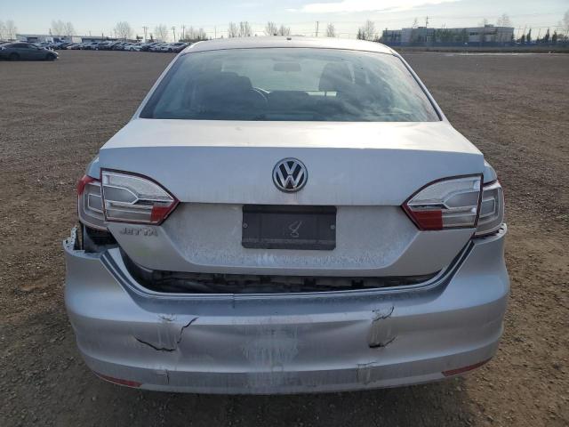 3VW2K7AJ0DM446815 - 2013 VOLKSWAGEN JETTA BASE ვერცხლისფერი ფოტო 6
