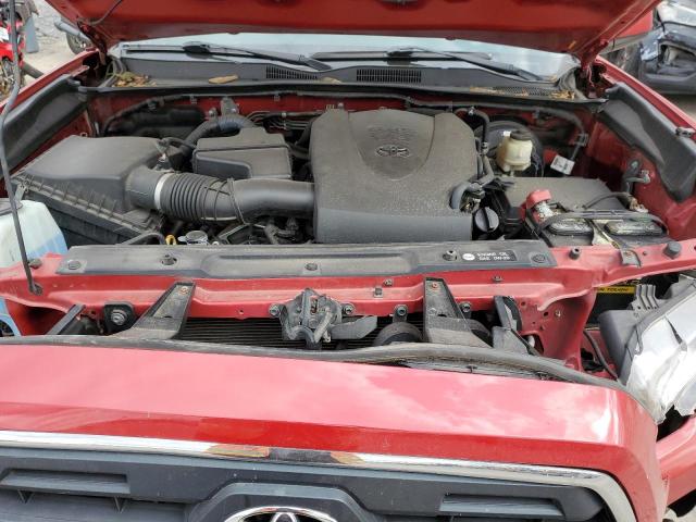 3TMCZ5AN4GM010693 - 2016 TOYOTA TACOMA DOUBLE CAB Czerwony zdjęcie 11