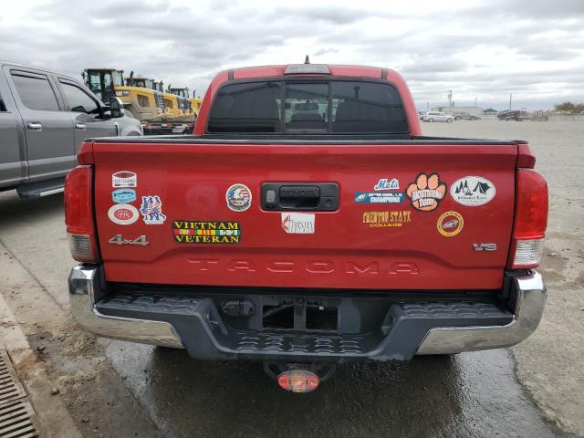 3TMCZ5AN4GM010693 - 2016 TOYOTA TACOMA DOUBLE CAB Czerwony zdjęcie 6