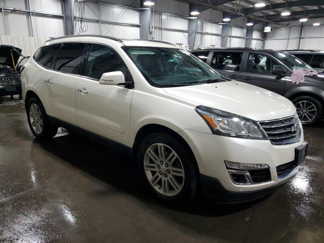 1GNKVGKD6DJ125403 - 2013 CHEVROLET TRAVERSE LT WHITE photo 4