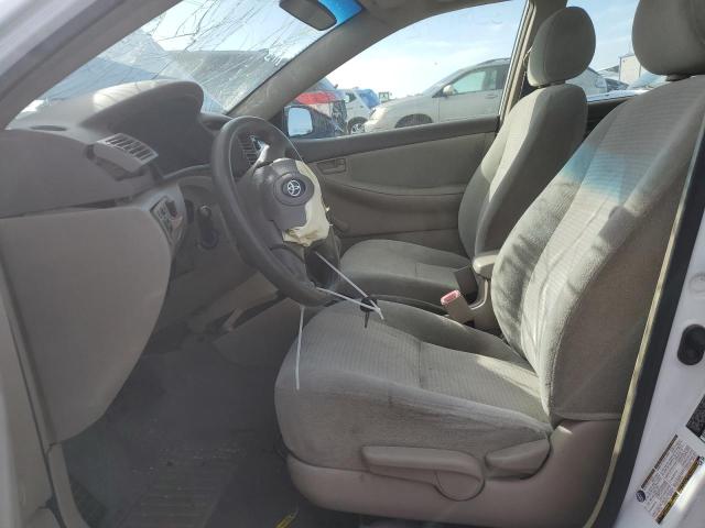 JTDBR32E452067690 - 2005 TOYOTA COROLLA CE WHITE photo 7