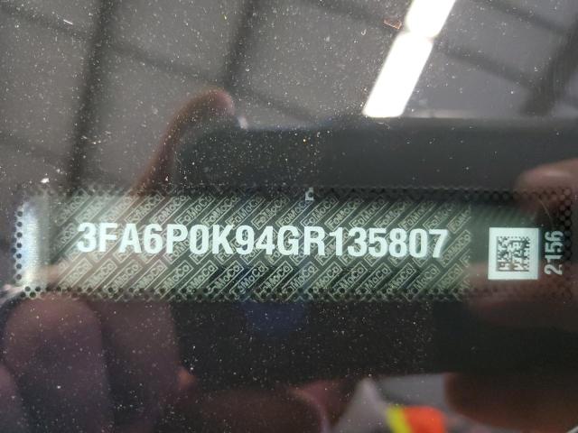 3FA6P0K94GR135807 - 2016 FORD FUSION TITANIUM SILVER photo 12