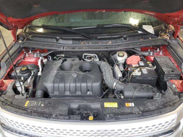 1FM5K7D92EGA21685 - 2014 FORD EXPLORER XLT Rojo foto 12