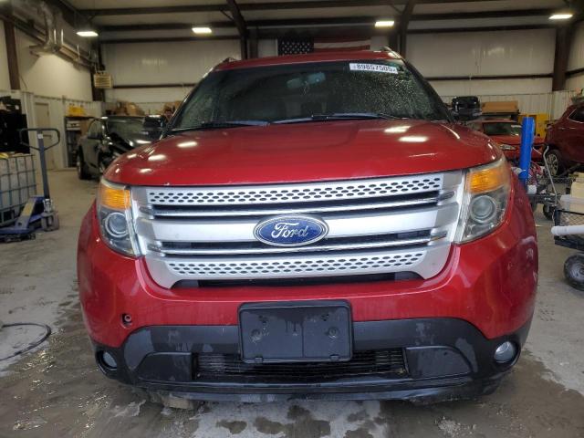 1FM5K7D92EGA21685 - 2014 FORD EXPLORER XLT Rojo foto 5