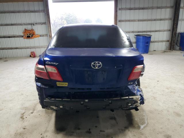 4T1BE46K77U047700 - 2007 TOYOTA CAMRY CE BLUE photo 6