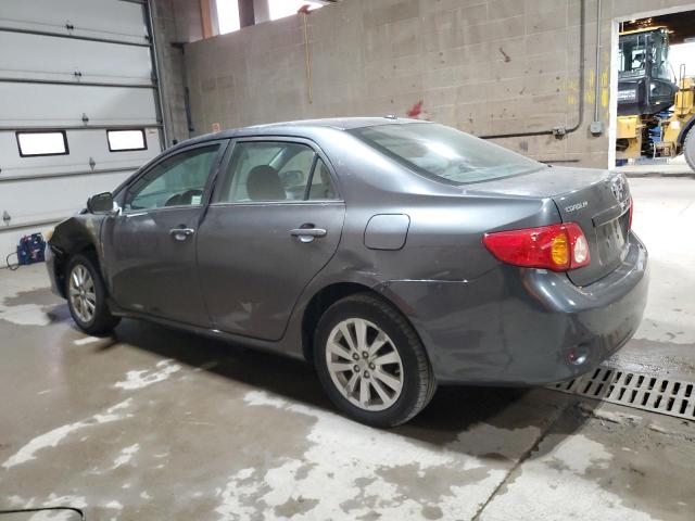 2T1BU4EE9AC292733 - 2010 TOYOTA COROLLA BASE GRAY photo 2