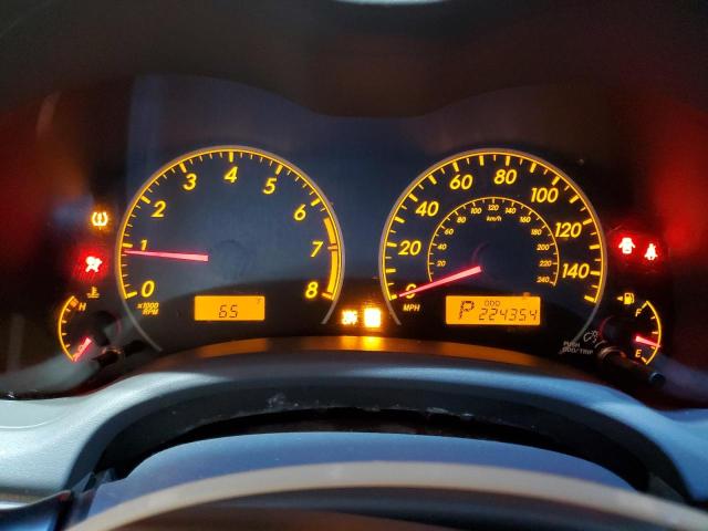 2T1BU4EE9AC292733 - 2010 TOYOTA COROLLA BASE GRAY photo 9