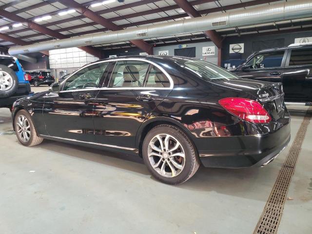 55SWF4KBXFU022076 - 2015 MERCEDES-BENZ C 300 4MATIC BLACK photo 2