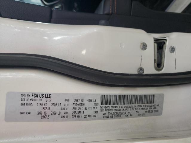 3C4NJDCB0JT168524 - 2018 JEEP COMPASS LIMITED أبيض صورة 13