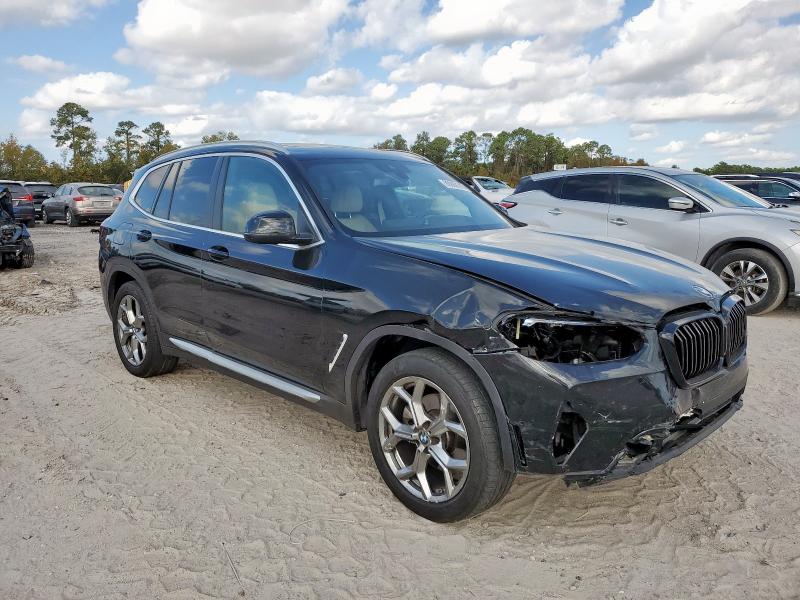 5UX43DP07N9L19290 - 2022 BMW X3 SDRIVE30I BLACK photo 4