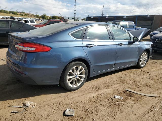 3FA6P0SU4KR251134 - 2019 FORD FUSION TITANIUM Niebieski zdjęcie 3