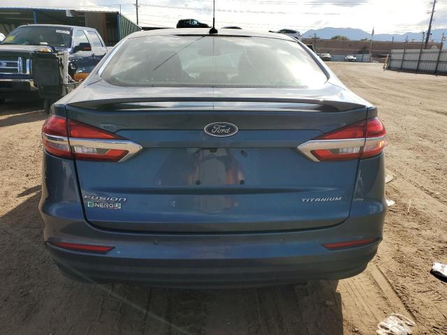 3FA6P0SU4KR251134 - 2019 FORD FUSION TITANIUM Niebieski zdjęcie 6