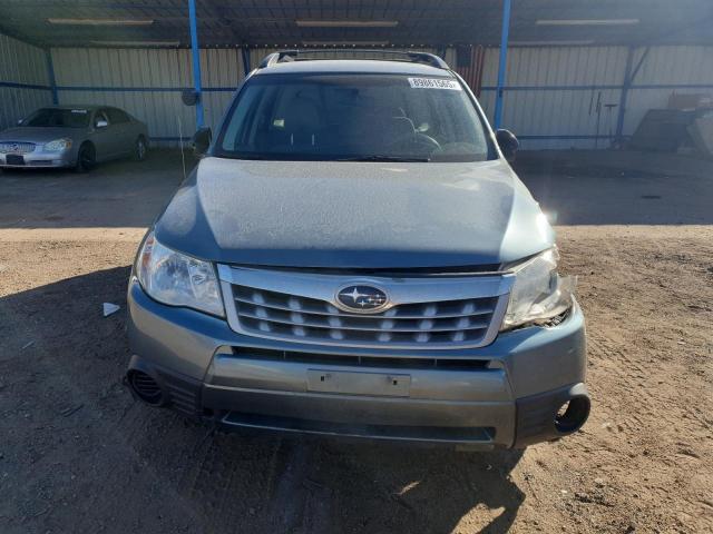JF2SHABC8BH715127 - 2011 SUBARU FORESTER 2.5X Կանաչ լուսանկար 5