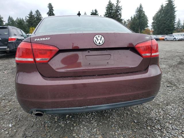 1VWBP7A30CC053299 - 2012 VOLKSWAGEN PASSAT SE წითელი ფოტო 6