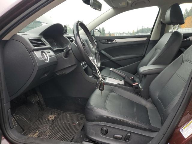 1VWBP7A30CC053299 - 2012 VOLKSWAGEN PASSAT SE წითელი ფოტო 7