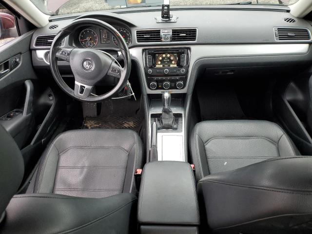 1VWBP7A30CC053299 - 2012 VOLKSWAGEN PASSAT SE წითელი ფოტო 8