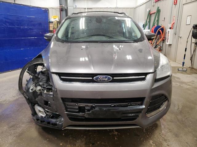 1FMCU9H90DUD10197 - 2013 FORD ESCAPE SEL GRAY photo 5