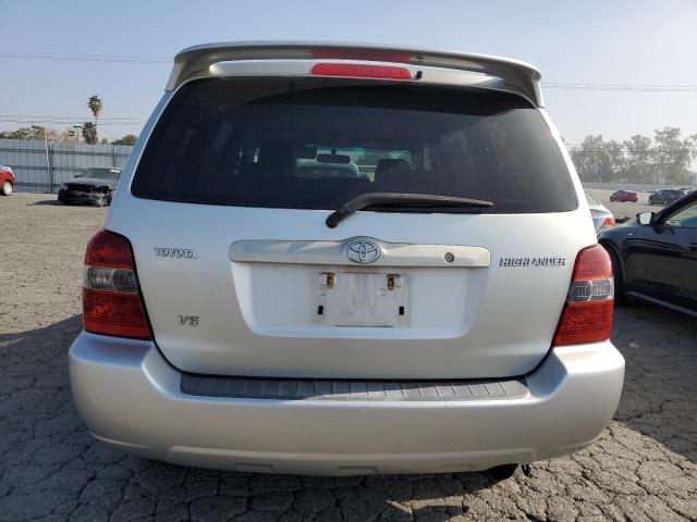JTEDP21A940021883 - 2004 TOYOTA HIGHLANDER BASE Argent photo 6