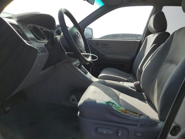 JTEDP21A940021883 - 2004 TOYOTA HIGHLANDER BASE Argent photo 7