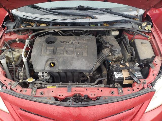 2T1BU4EE0BC606402 - 2011 TOYOTA COROLLA BASE Qırmızı foto 11