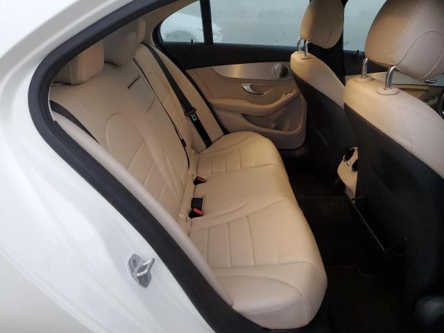 55SWF4KB2FU013713 - 2015 MERCEDES-BENZ C 300 4MATIC WHITE photo 10