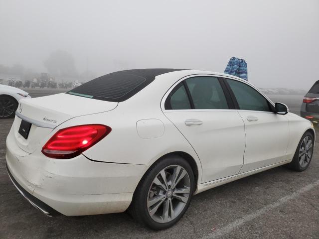 55SWF4KB2FU013713 - 2015 MERCEDES-BENZ C 300 4MATIC WHITE photo 3
