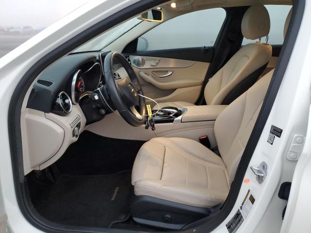 55SWF4KB2FU013713 - 2015 MERCEDES-BENZ C 300 4MATIC WHITE photo 7