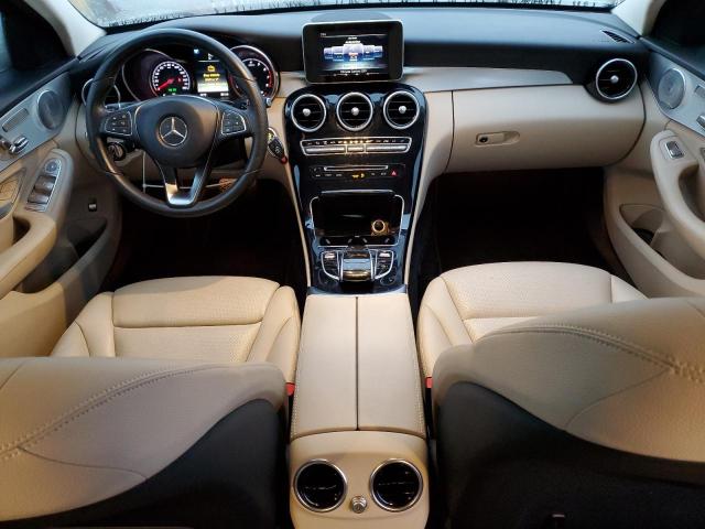 55SWF4KB2FU013713 - 2015 MERCEDES-BENZ C 300 4MATIC WHITE photo 8