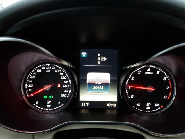 55SWF4KB2FU013713 - 2015 MERCEDES-BENZ C 300 4MATIC WHITE photo 9