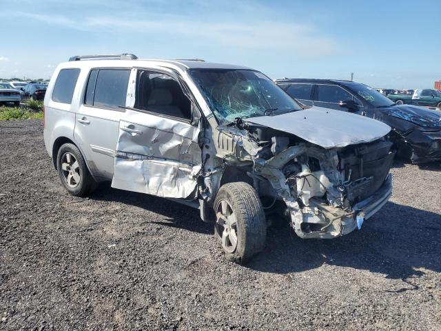 5FNYF3H44BB037521 - 2011 HONDA PILOT EX SILVER photo 4