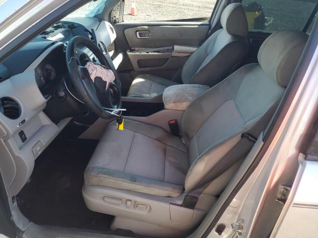 5FNYF3H44BB037521 - 2011 HONDA PILOT EX SILVER photo 7