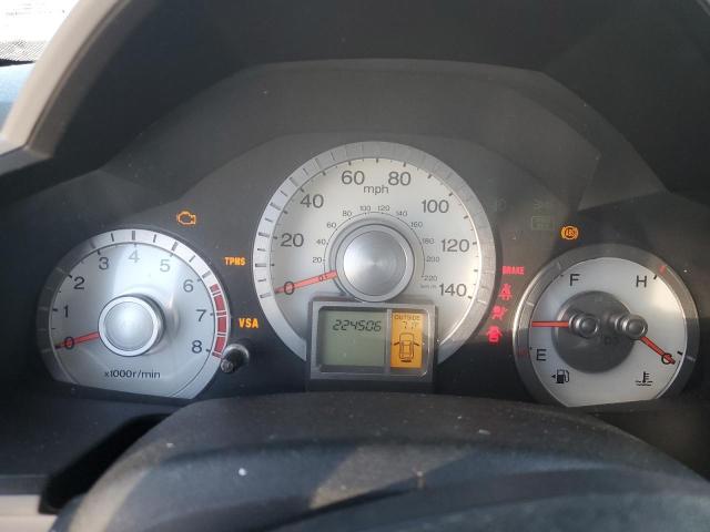 5FNYF3H44BB037521 - 2011 HONDA PILOT EX SILVER photo 9