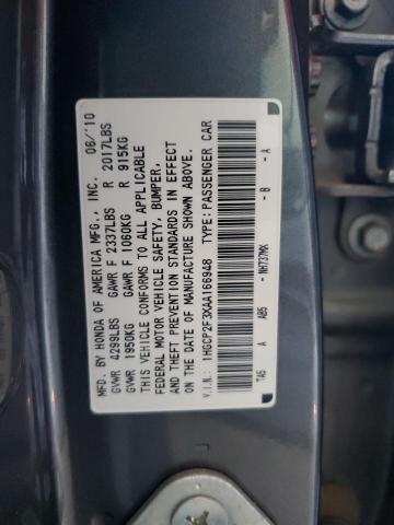 1HGCP2F3XAA166948 - 2010 HONDA ACCORD LX Boz foto 12