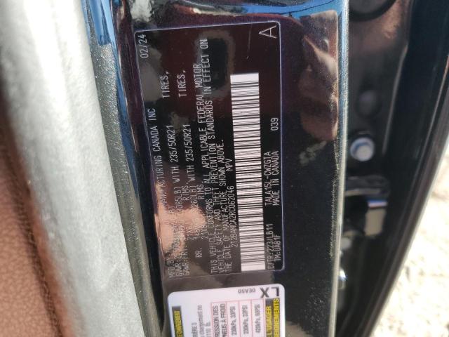 2T2BAMCA2RC062046 - 2024 LEXUS RX 350 BASE Սև լուսանկար 13