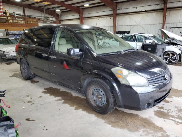 5N1BV28U28N112984 - 2008 NISSAN QUEST S BLACK photo 4