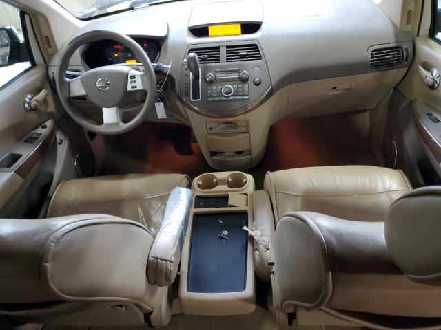 5N1BV28U28N112984 - 2008 NISSAN QUEST S BLACK photo 8